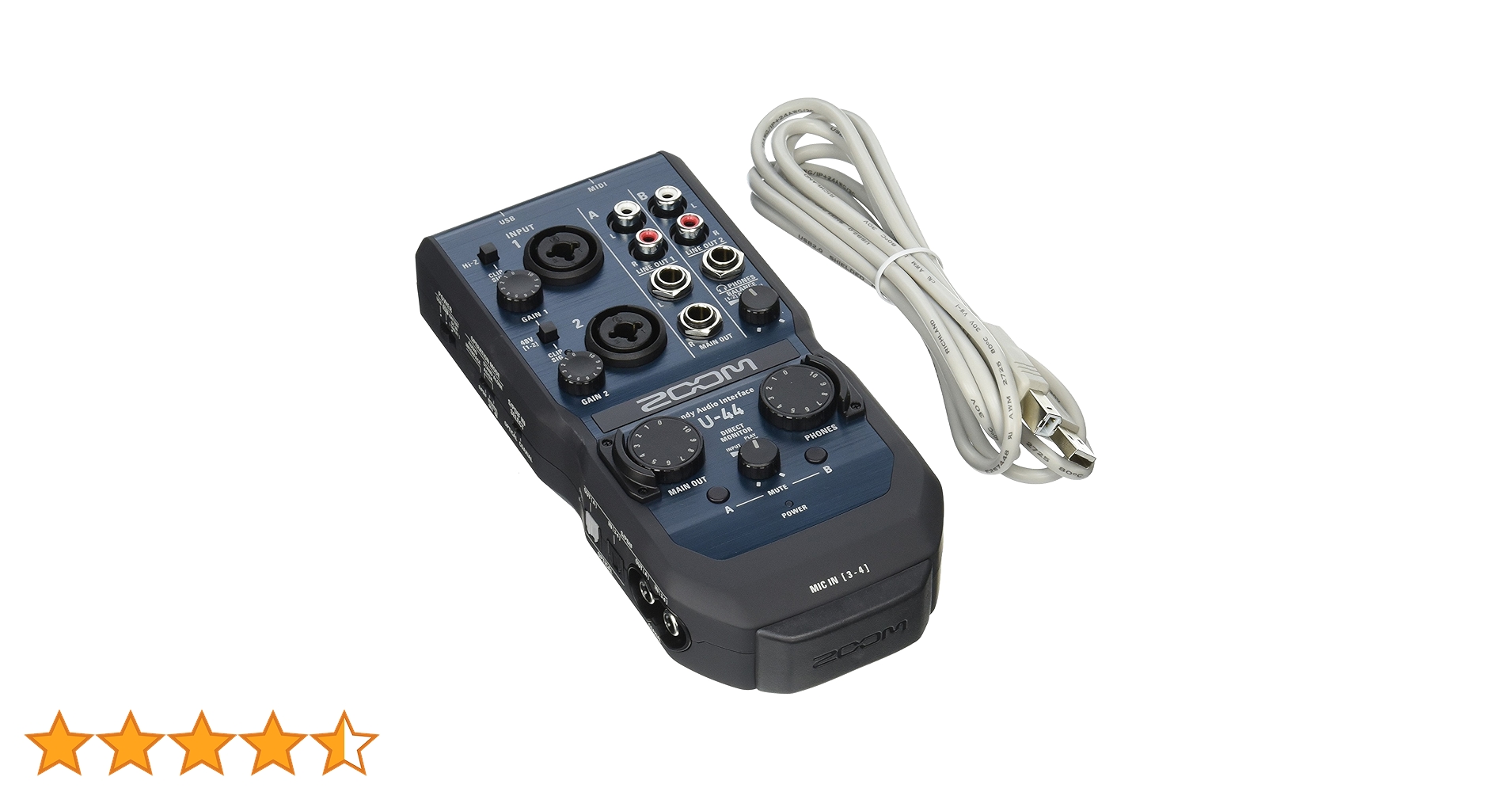 Amazon.co.jp: Zoom U-44チャンネルオーディオインターフェース